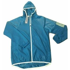 NEW Men's ADIDAS Sport 2 Street Windbreaker Jacket EJ4854 Legend Marine